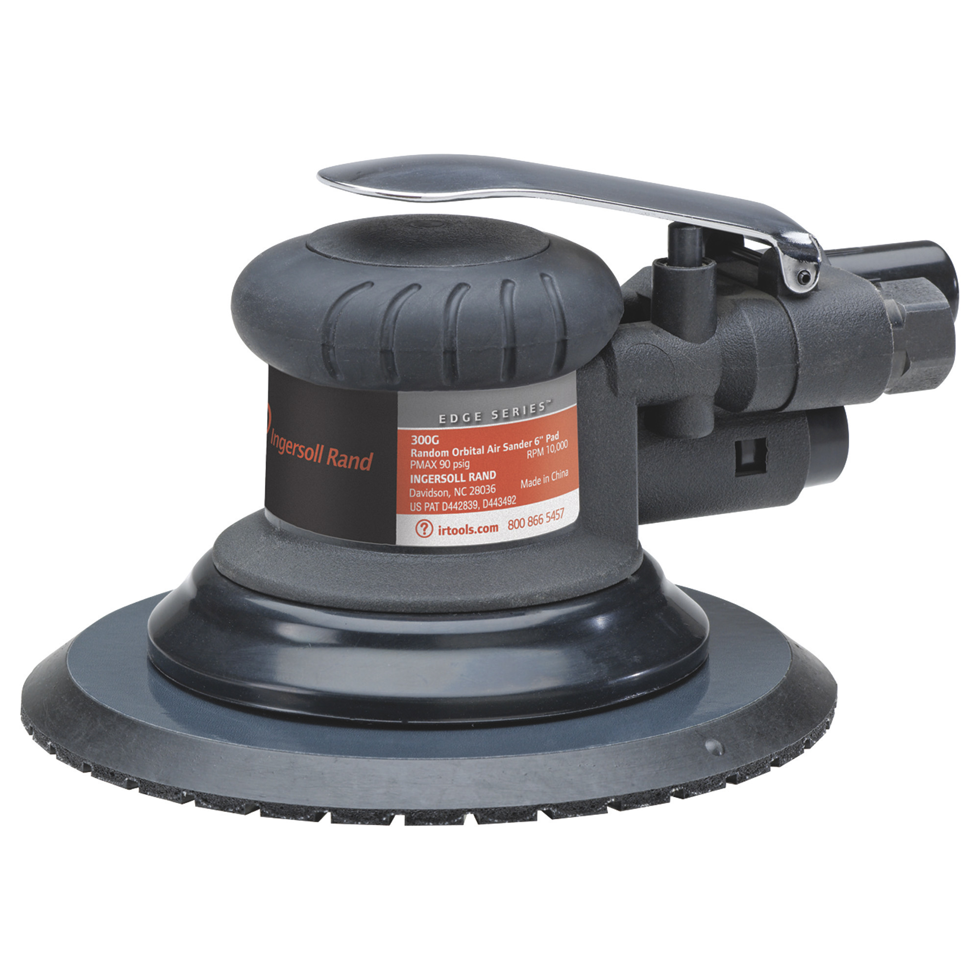 Ingersoll Rand Random Orbital Air Sander, Vacuum-Ready, 10,000 RPM, 8 CFM, Model# 300G